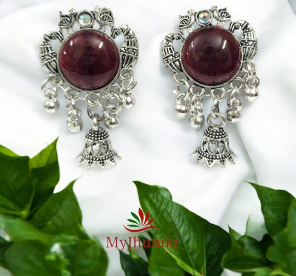Oxidised Jhumka Earring For Women